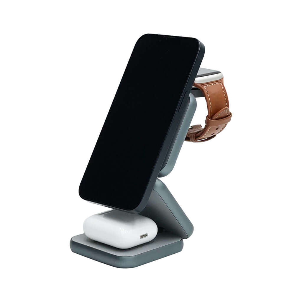 chargeur induction pliable 3 en 1