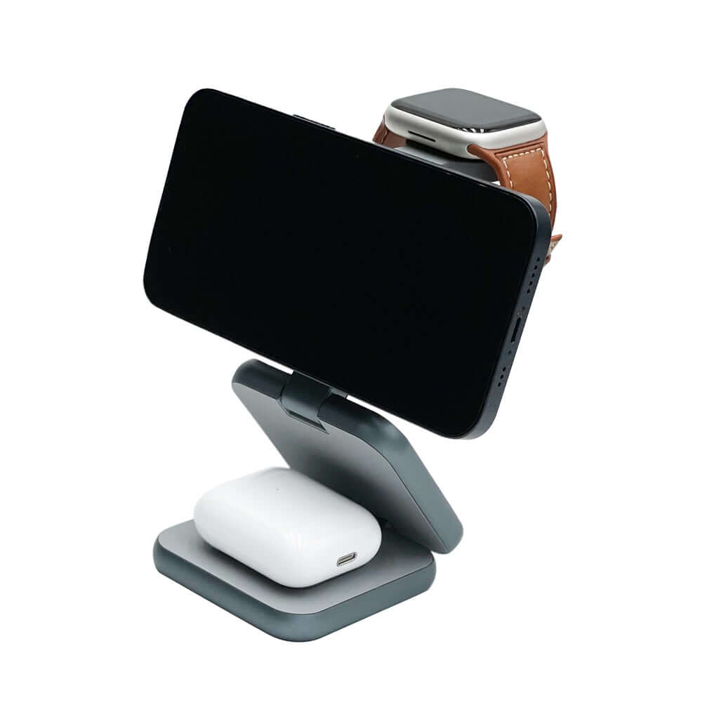 chargeur induction pliable 3 en 1