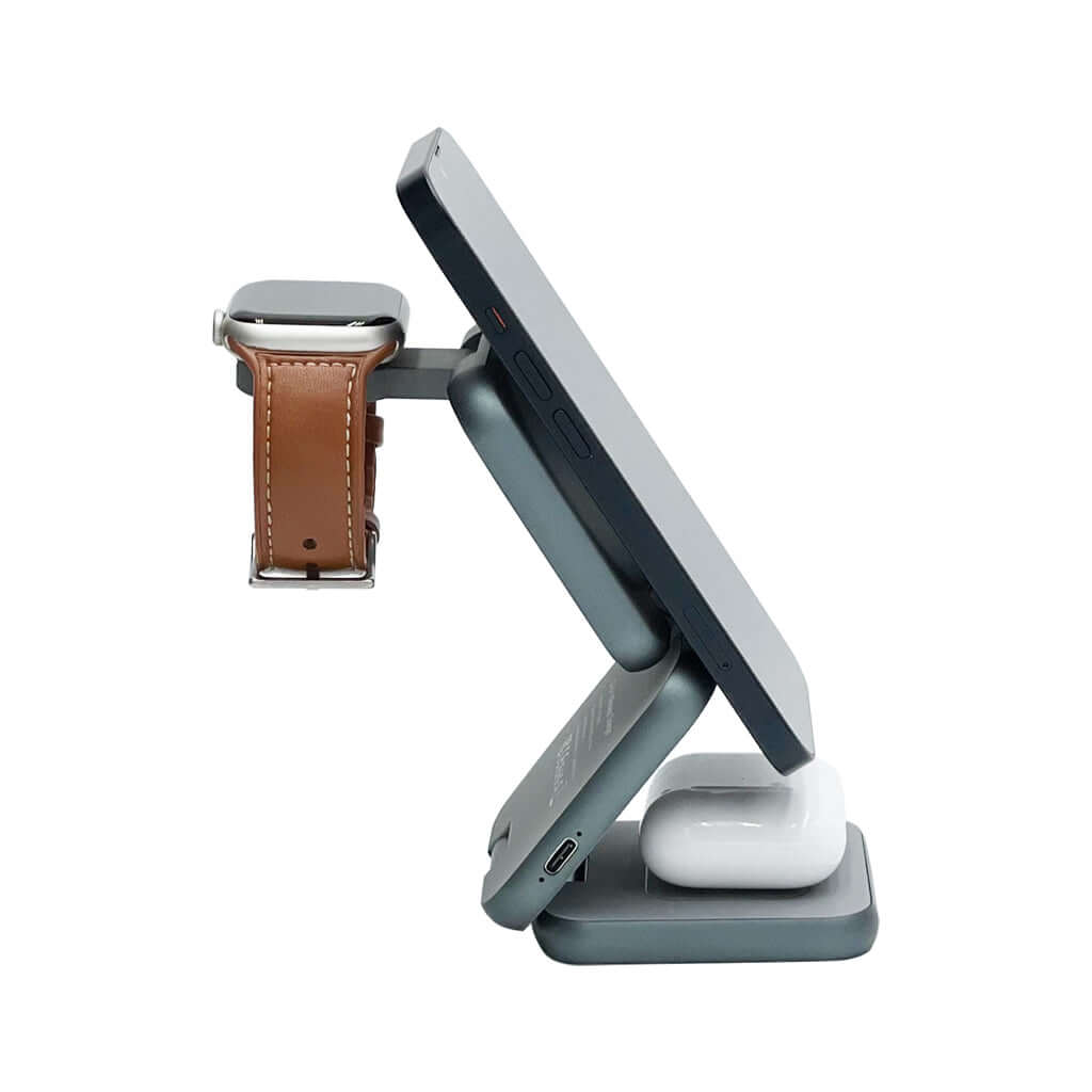 chargeur induction pliable 3 en 1